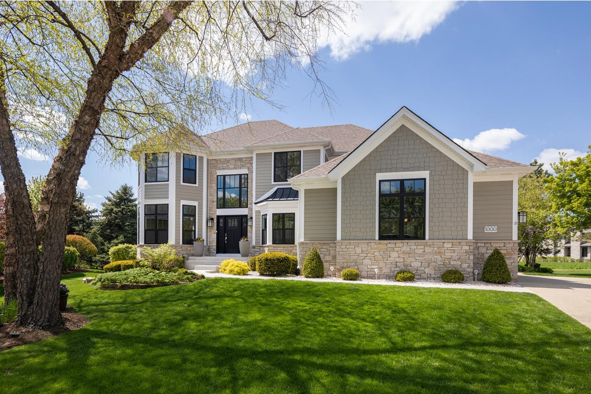 chadwick custom home exterior front