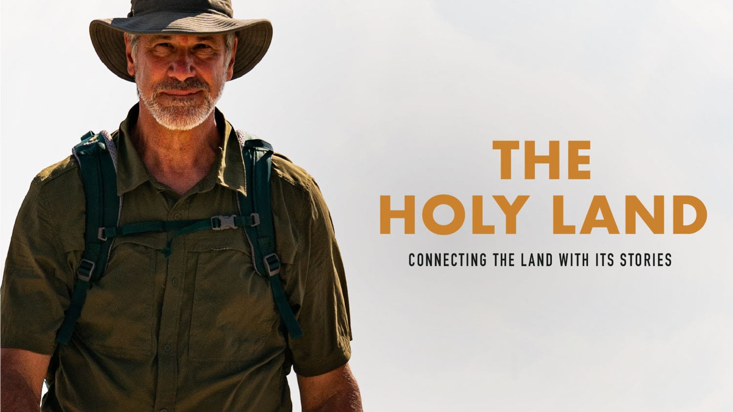 Man exploring Holy Land with stories