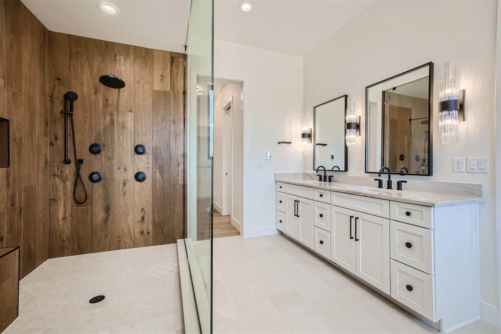 pinehurst custom home shower