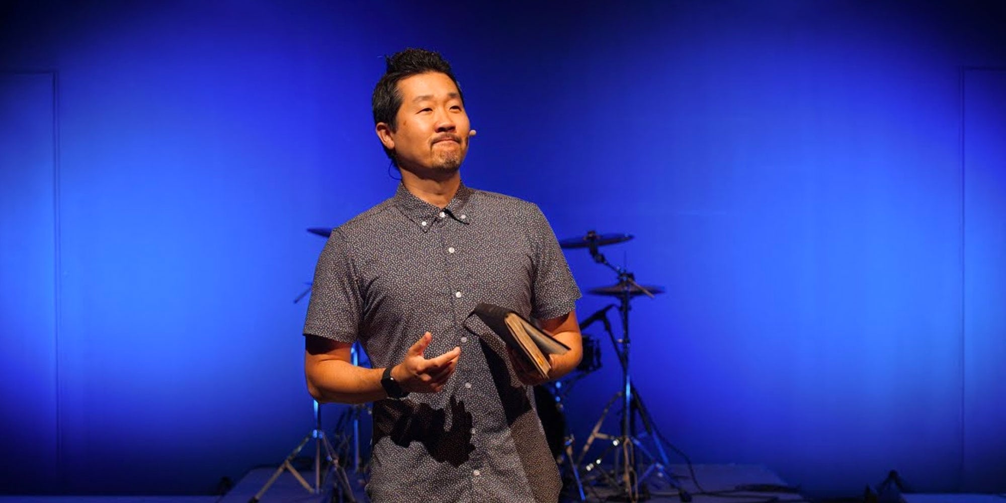 Paul Kim preaching