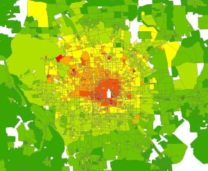 Beijing housing prices - income distribution model
