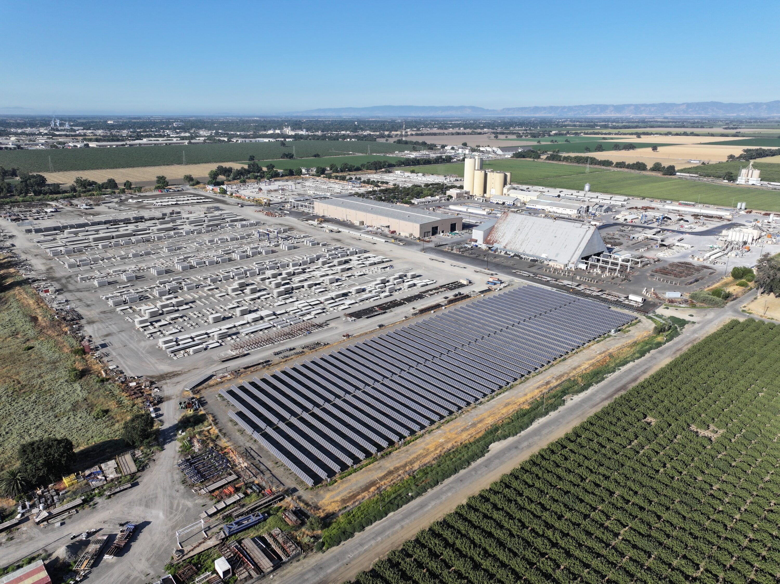 Woodland Plant Aerial Showing Sustainable Prefabrication Manufacturing