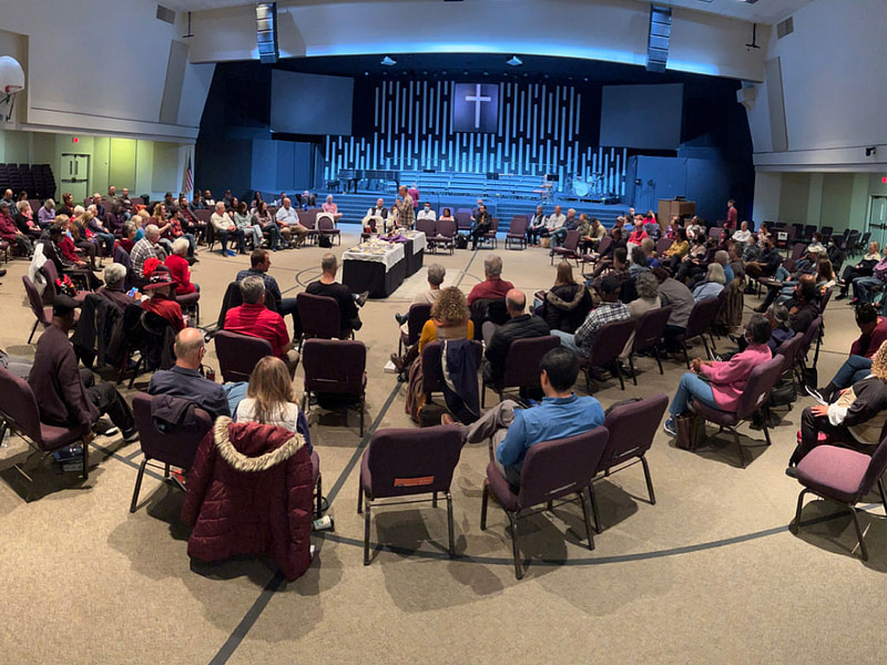 Group of Christians gather to connect and grow in their faith.