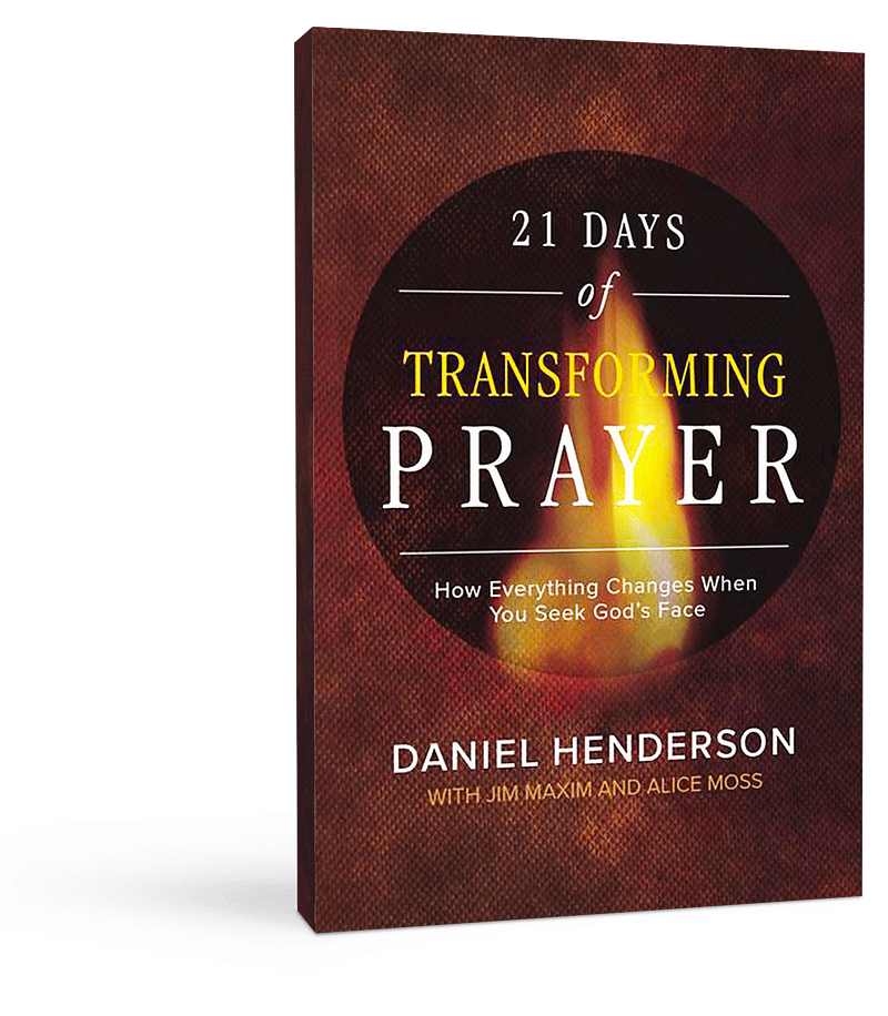 21 Days of Transforming Prayer book cover.