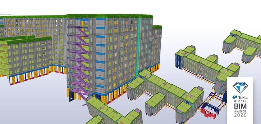 BIM Model of Stanford's Escondido Village