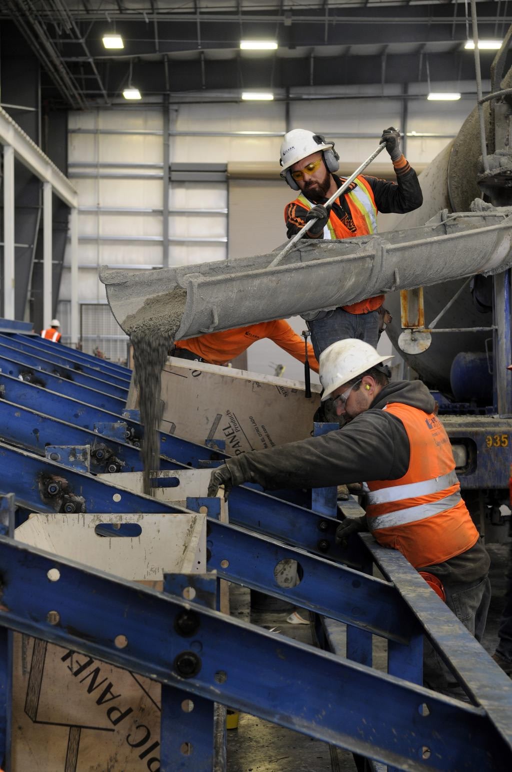 Panels for the 49ers Stadium in Santa Clara, each 23,000 pounds