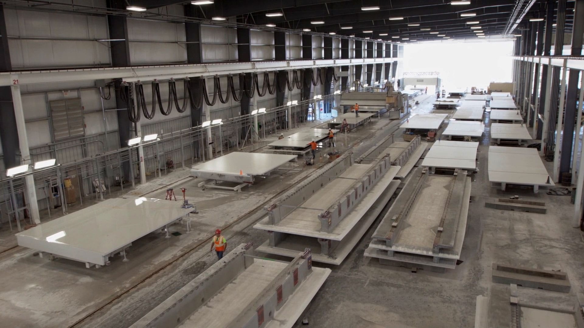 Inside the manufacturing plant of Clark Pacific located in Woodland California