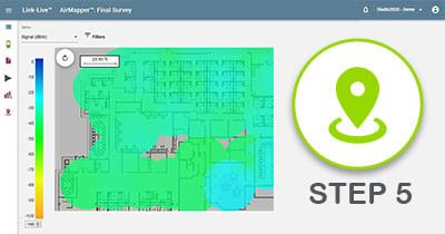 Reviewing AirMapper™ Test Results in Link-Live - Step 5