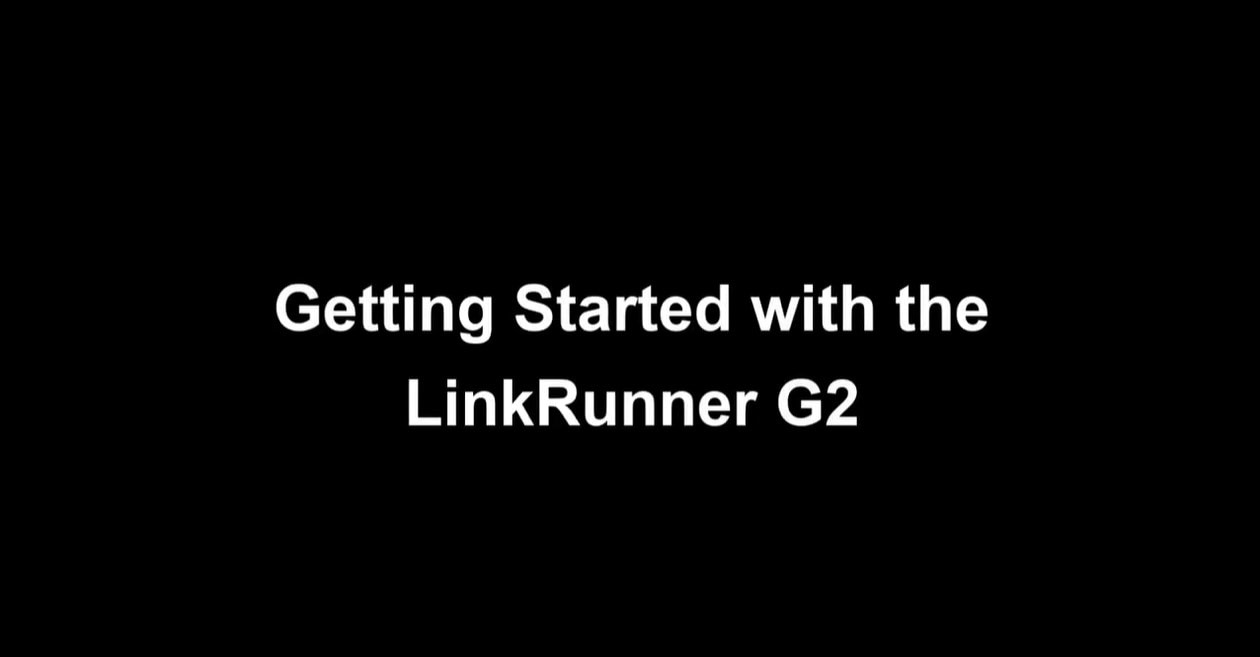 LinkRunner G2 Quick Start Video